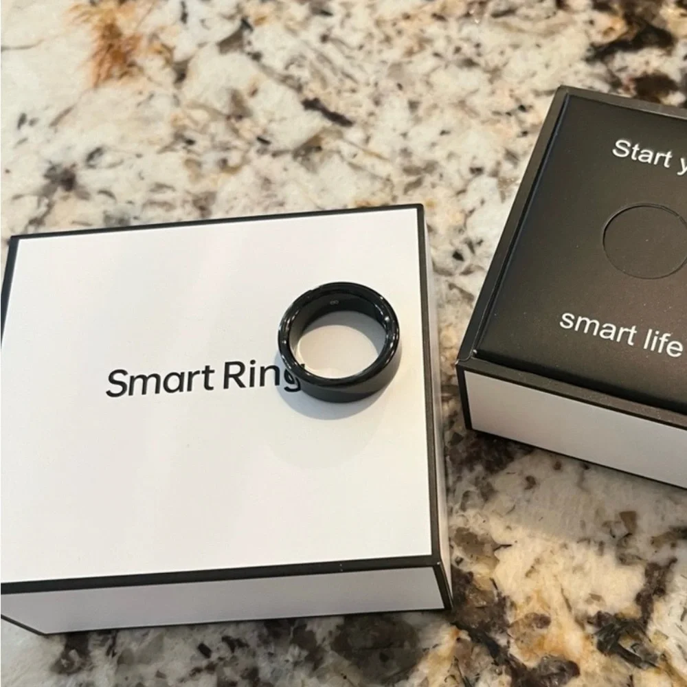 Smart Rings in Various Colors and sizes. Bands work with both IPhone and Android